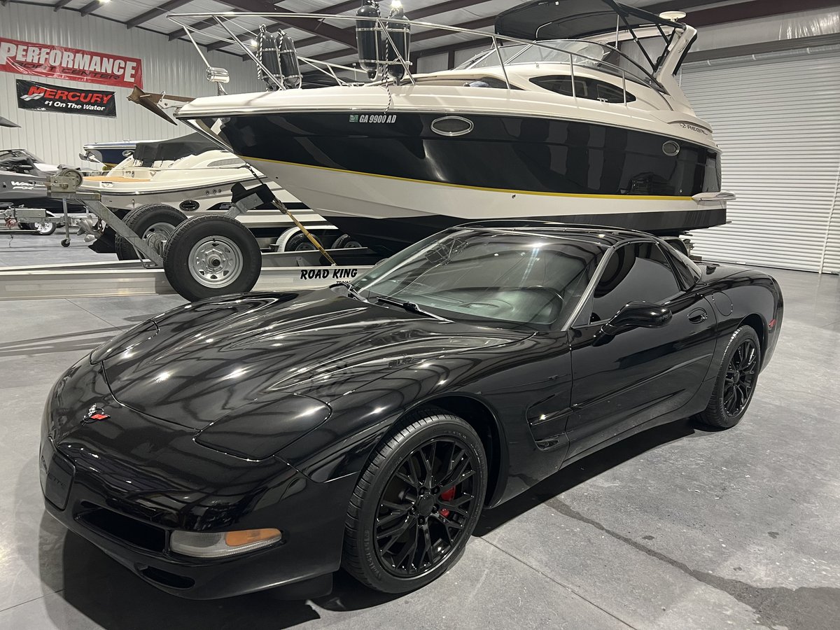 Corvette with professional window tint installation