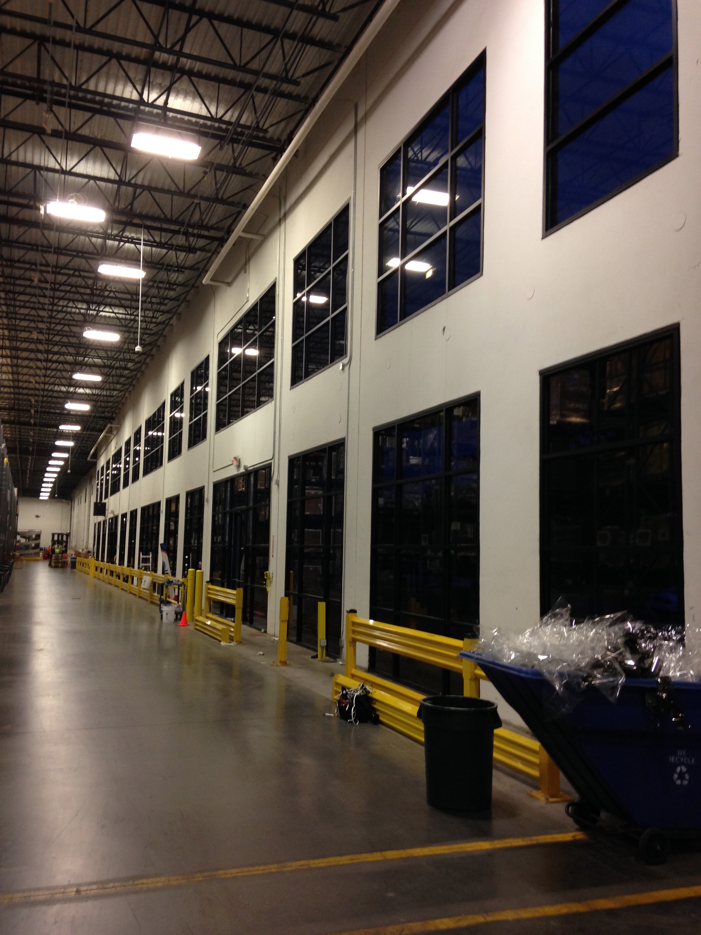 Completed security film installation