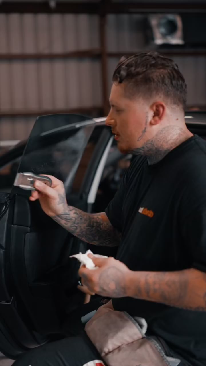 Professional ceramic coating application